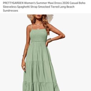 Women's Green Maxi Dress